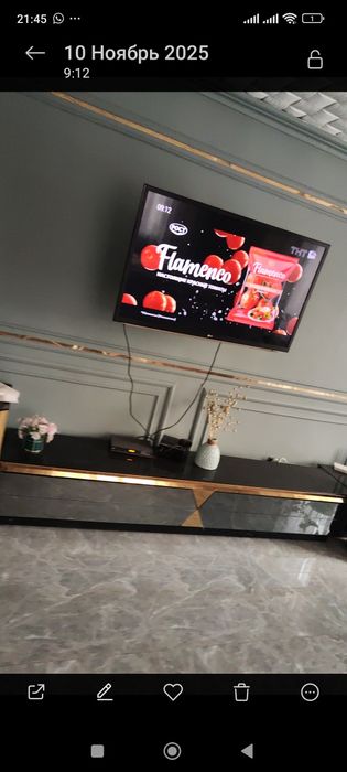 Продам ТВ полку стекло дерево