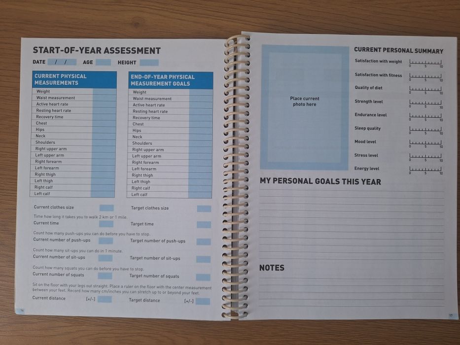 Недатиран дневник за храна/упражнения