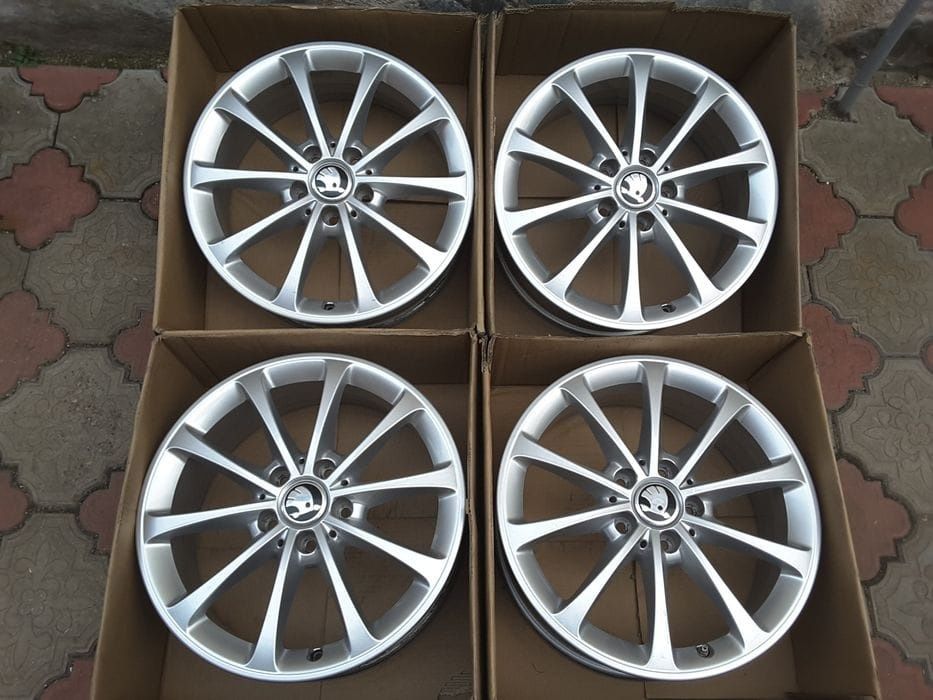 jante aliaj 17; 5x112; Skoda Octavia 3, Octavia 4, Superb, Yeti