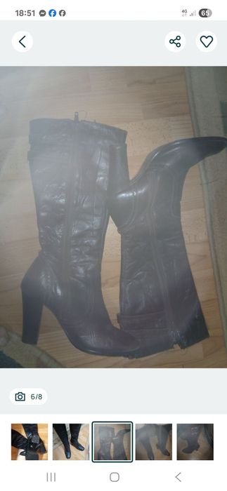 Cizme din piele naturală
