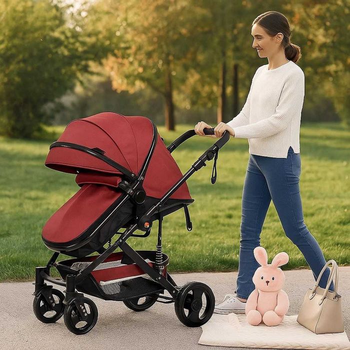 Супер лека бебешка количка,многофункционална детска количка 2в1,Zizito