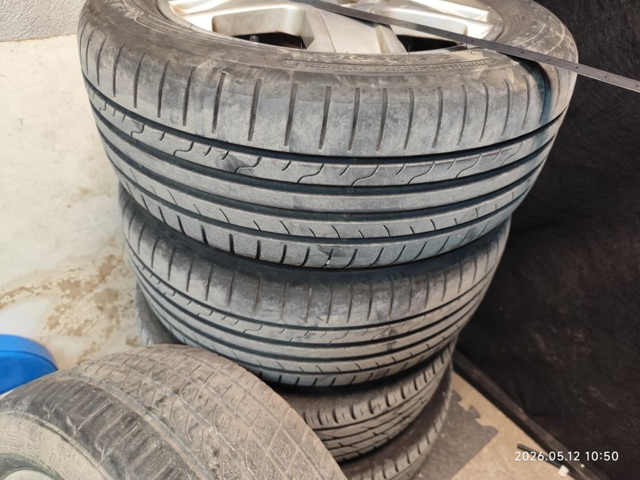 Продавам джанти с гуми  за Vw 5*112*16  5бр