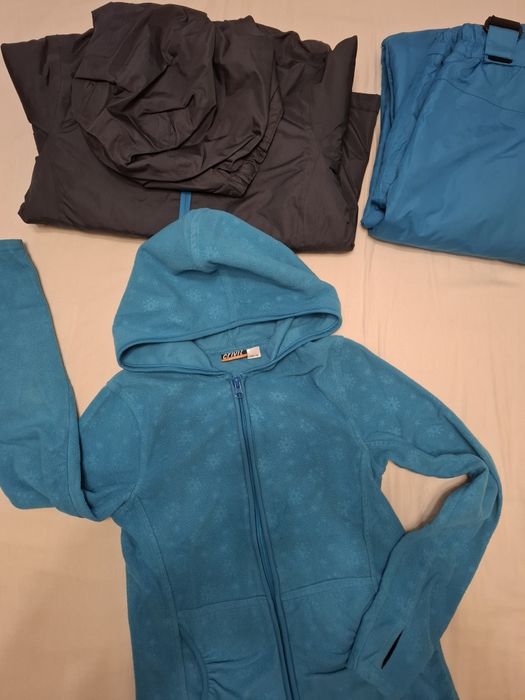 Costum schi impermeabil 134-140 cm, unisex+CADOU hanorac fleece-UTILIZ