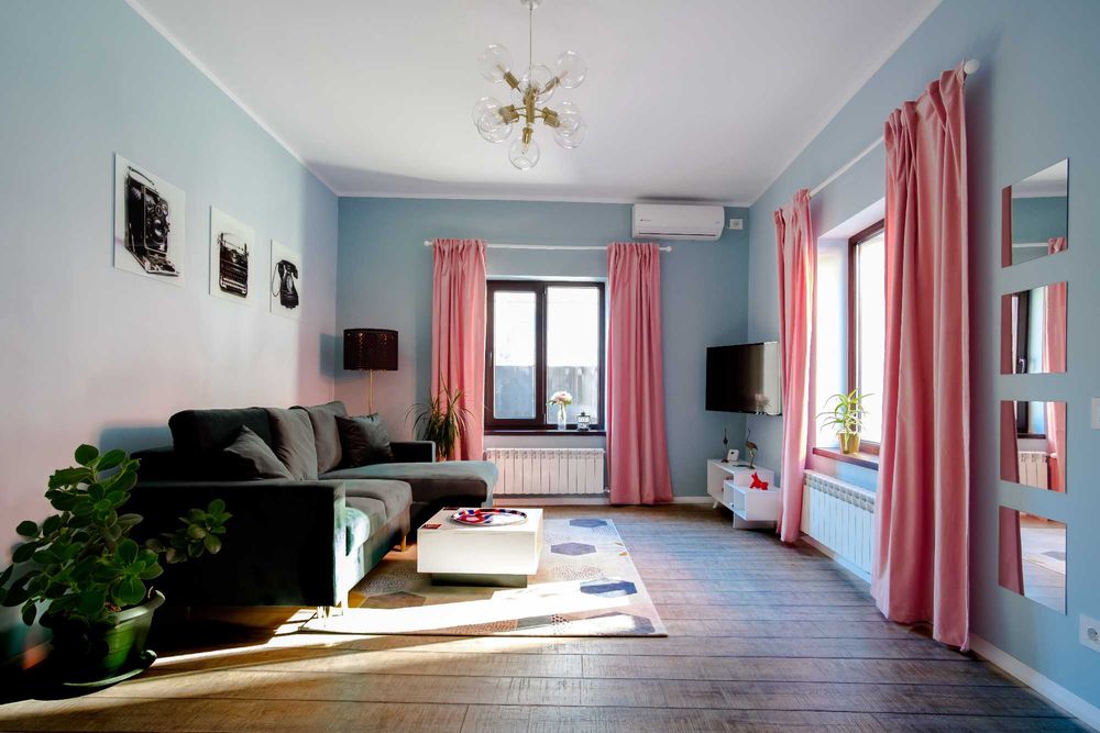 De inchiriat casa 2 camere renovata mobilata cu curte mare si vegetatie - Plevnei-Gara de Nord - Direct proprietar