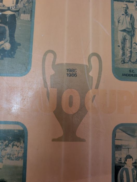 Program de meci Steaua Barcelona 1985-1986 champions league