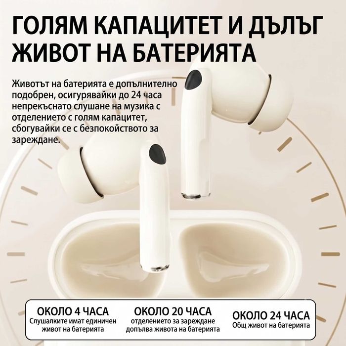 Lenovo EA230 TWS Безжични Bluetooth Слушалки за Спорт и Тичане 360 Стерео Звук Нови