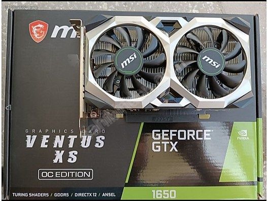Nvidia msi 1650 oc ventus