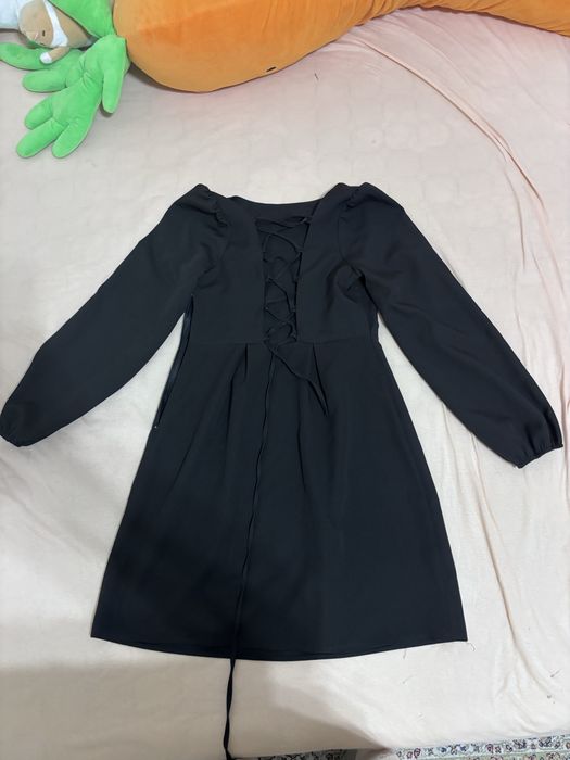 черное платье 48