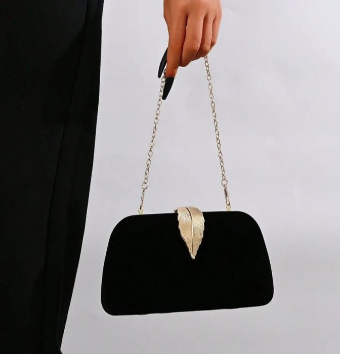 Клатч бархатный вечерний