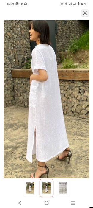 Платье из муслина