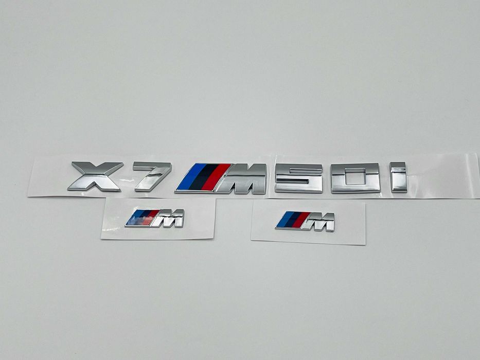 Set Embleme Compatibile BMW X7M50i crom