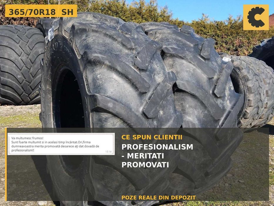 Cauciucuri 365/70R18 Continental Anvelope Telescopic MPT Comunale SH GARANTIE Factura Manitou JCB Merlo Kramer