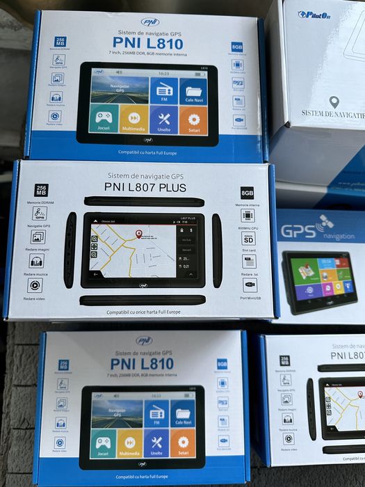 GPS-uri noi 7inch PNI/PilotOn Harti 2025 Camion/Autocar iGO Primo Arad