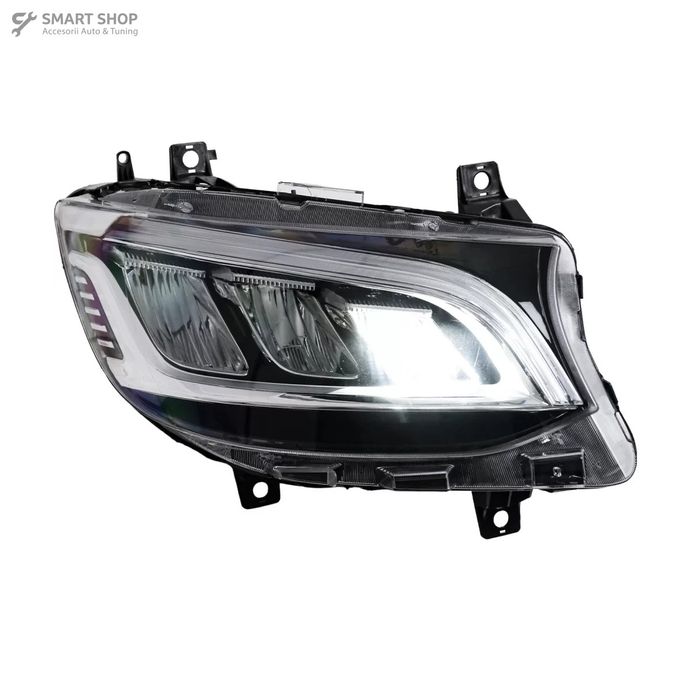 Faruri Full LED Mercedes Sprinter W907 W910 Halogen (2019-2027) Negru