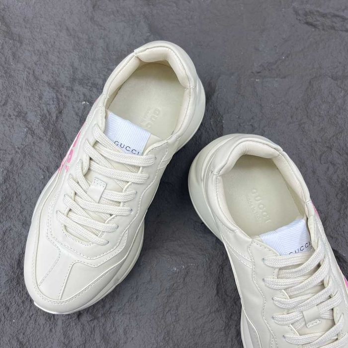Gucci мъжки обувки бели, модерни ежедневни маратонки