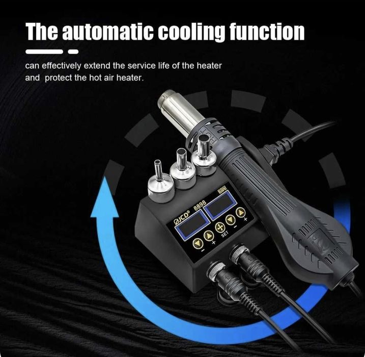 Поялна станция с лед дисплей