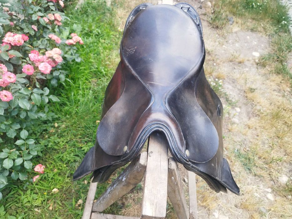 Șa piele naturala călărie echitatie cai