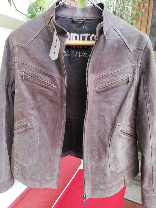 Geaca Piele (Moto) Genuine Leather Spirits Pure Nature