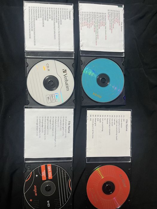 Записанные CD-R диски