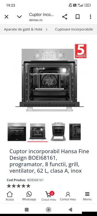 Vând cuptor electric