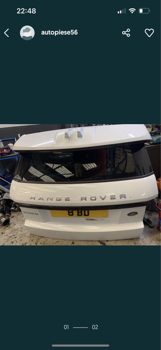 Haion complet range rover evoque piese dezmembrari