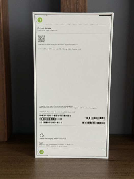 Iphone 17 Pro Max 512GB - Nou - Sigilat