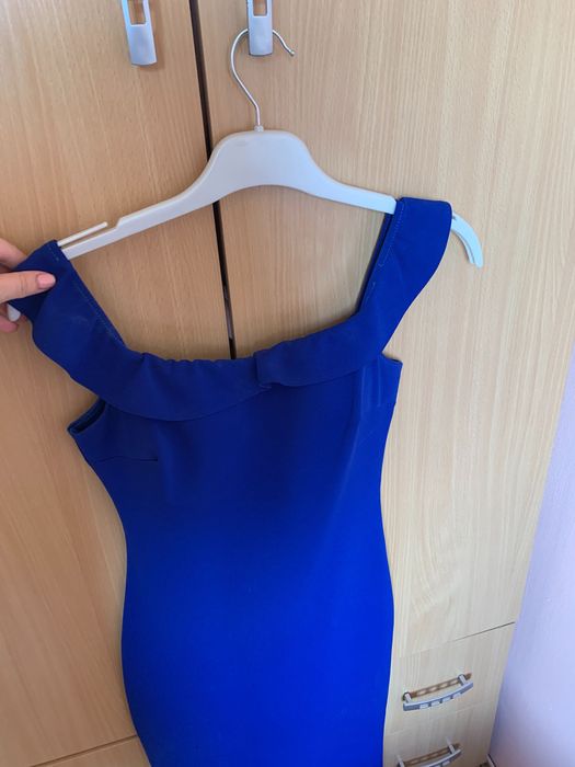 Дамска рокля в син цвят