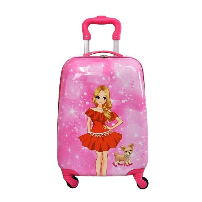 Детски куфар за ръчен багаж 46x30x21 см | Лек ABS, 4 колела 360°