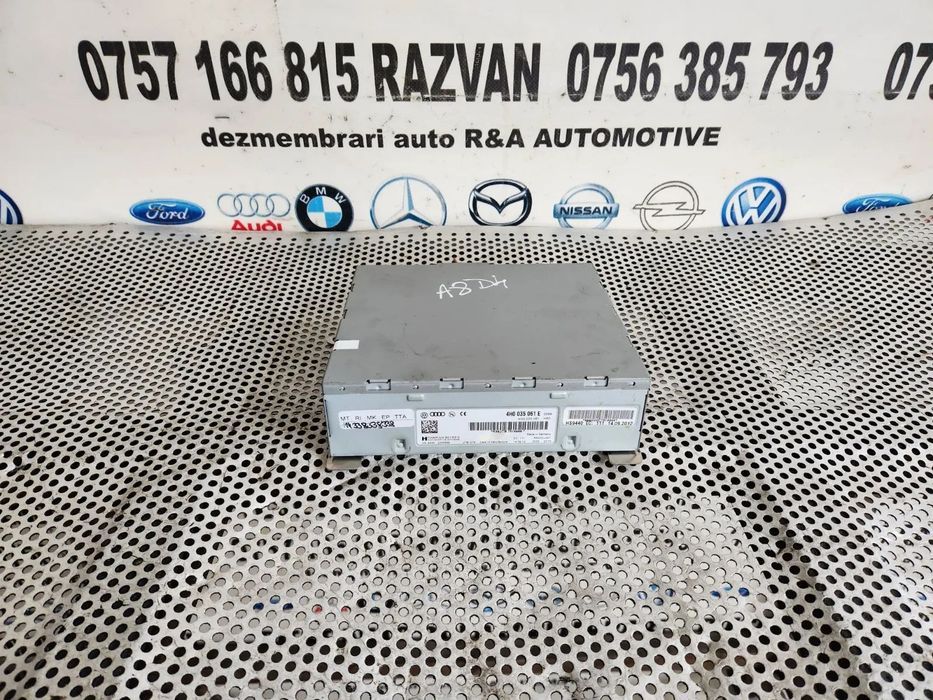 Modul Radio Box Unitate Amplificator MMI 3G+ Audi A6 4G C7 A7 A8 4H D4 An 2010-2011-2012-2013-2014-2015-2016-2017 Cod 4H0035061E Dezmembrez Audi A8 3.