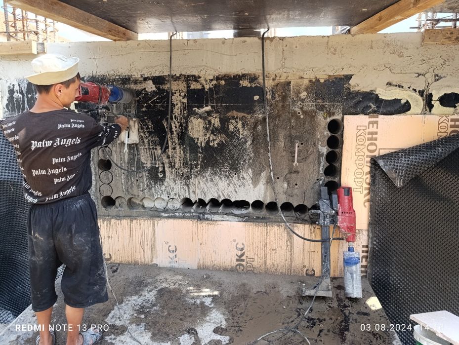 Алмазный сверление Алмазной бетон  отверстие бурение  пройой резка