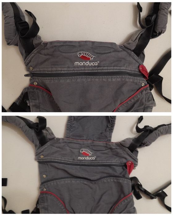 Marsupiu, port bebe, ham  Manduca XT Denim Grey 3 - 20 kg, 3 pozitii, unisex