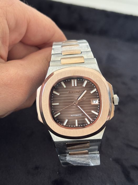Seiko mod Nautilus TwoTone