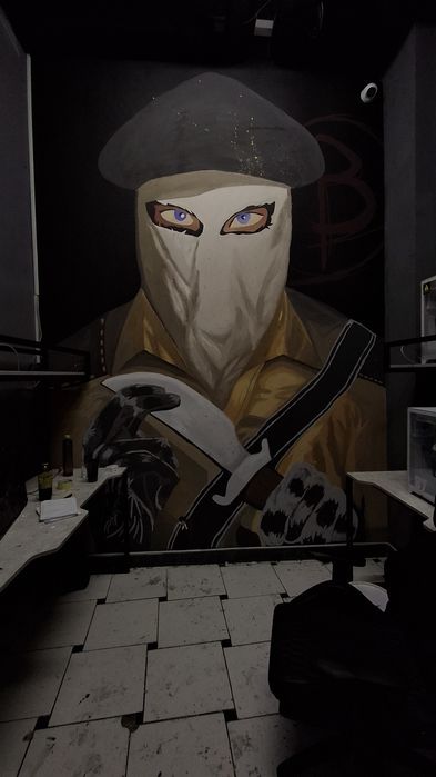 Рисую на стены devolga rasm chzamz