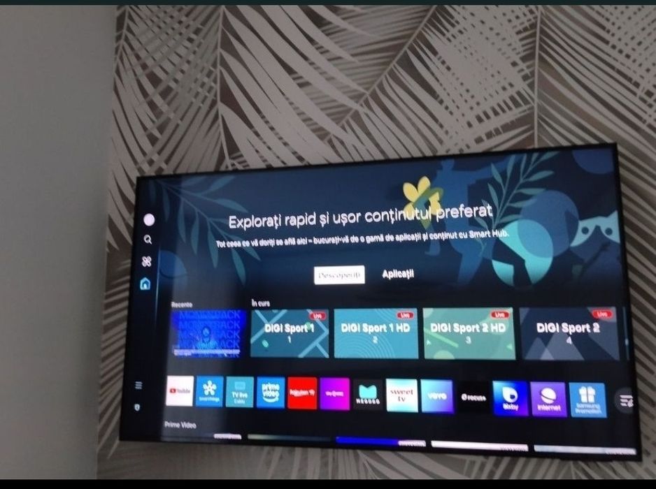 Televizor nou SAMSUNG 138 cm 55" 55 inchi Smart 4K Ultra HD