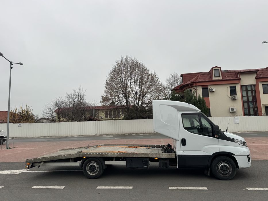 Iveco Daily 35S17,2016,platforma auto,Troliu electr,Webasto,motor 3,0