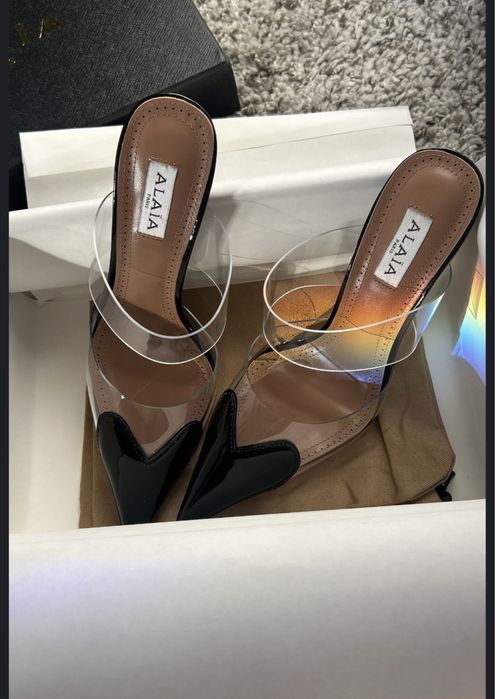 Pantofi Alaia coeur piele naturala pe stoc si pe comanda