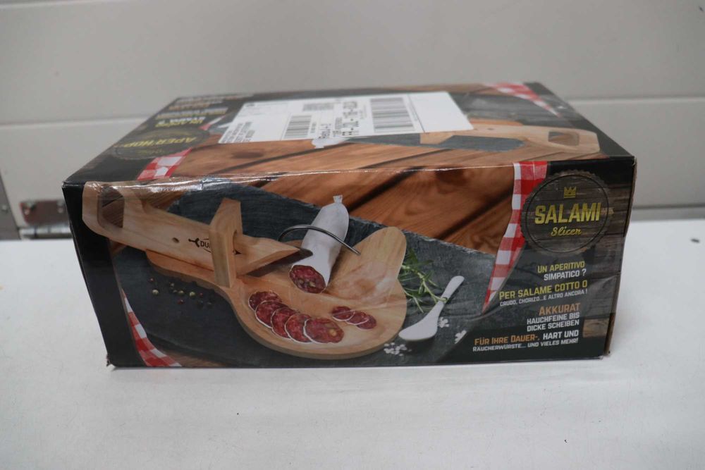 Дървена резачка за салам Durandal, идеална резачка за мезета