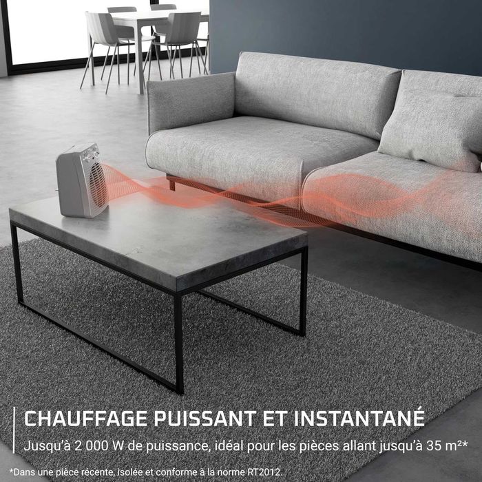 Rowenta Compact Power, вентилатора печка, Еко режим 1000W/2000W