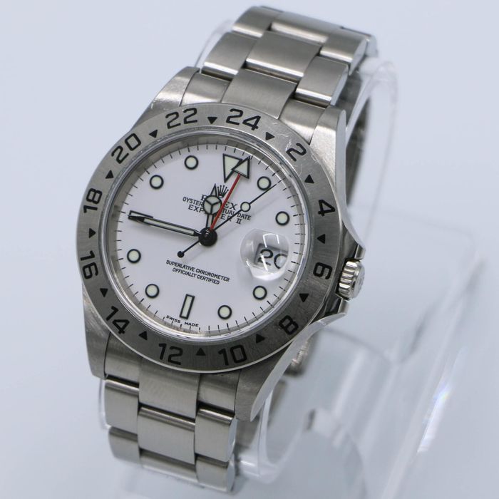 Rolex 16570 Explorer II Polar White