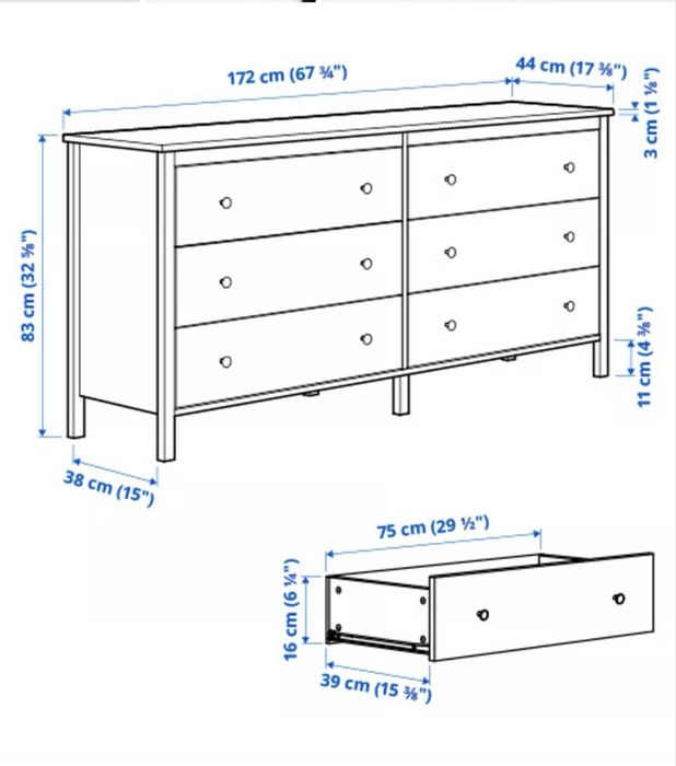 Comoda IKEA 6 sertare