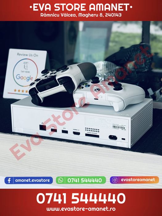 Consola Gaming Microsoft xBox Series S 512GB cu Controller Microsoft Robot White si Controller Turtle Beach RECON