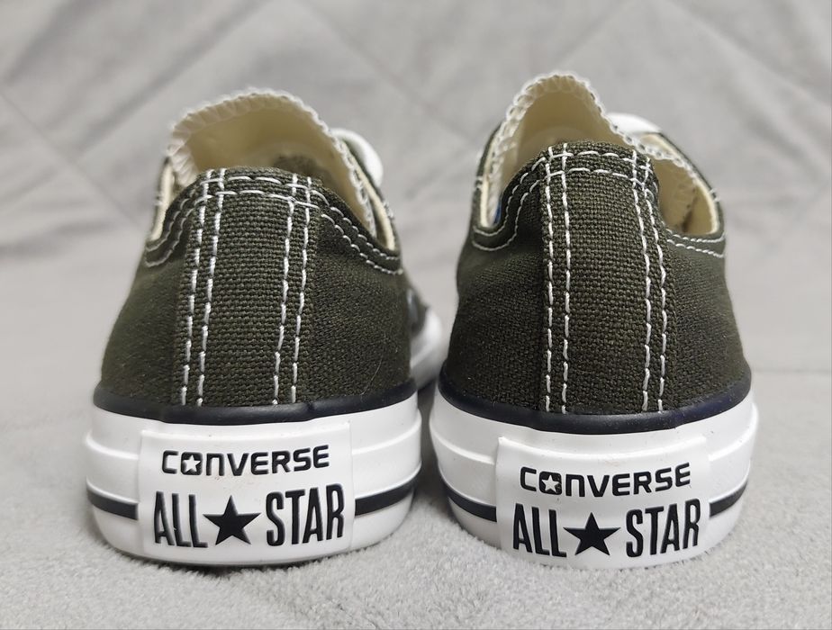 Tenisi Converse All Star Noi marimea 30, verde inchis + cutie