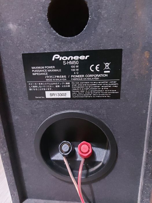 Boxe Pioneer + Minisistem Pioneer 100w