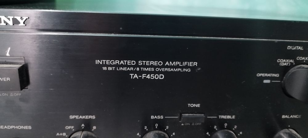 Усилвател Sony TA-F450D  транзисторен