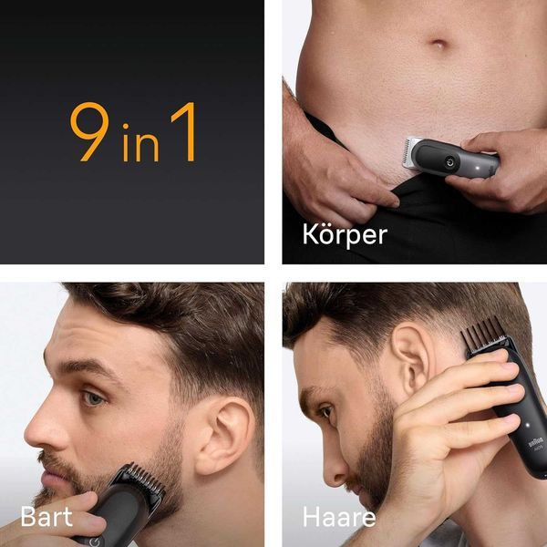 Нов Мултитример Машинка за Подстригване Braun AIO5545 Series 5 9 в 1, 2 години Гаранция