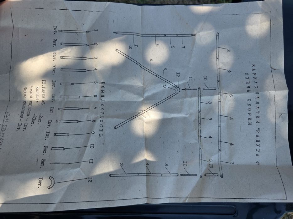 Руска туристическа триместна палатка