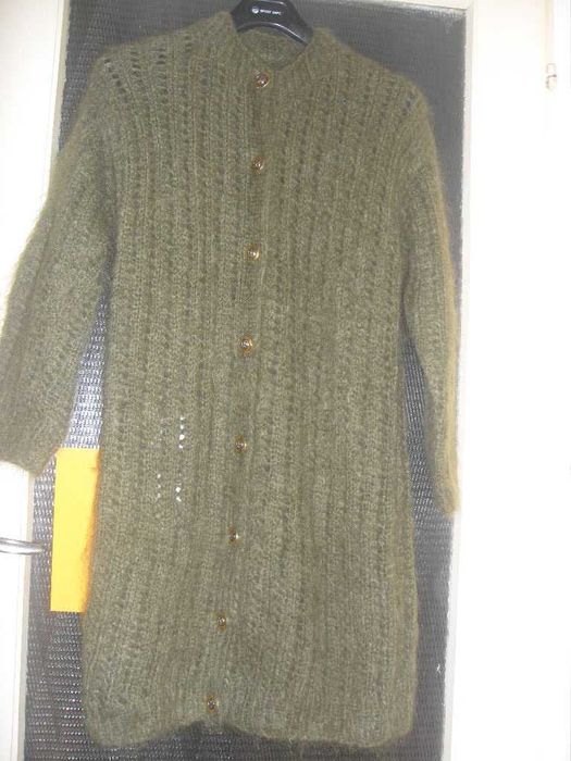 Плетено манто от мохер