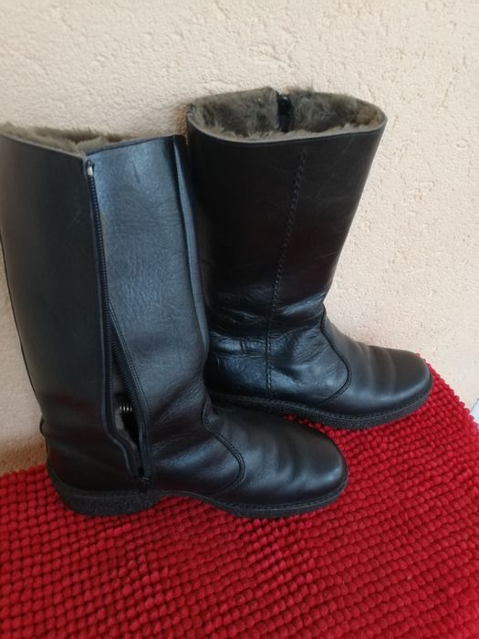 Cizme dama nr 41 piele cu blana Helux