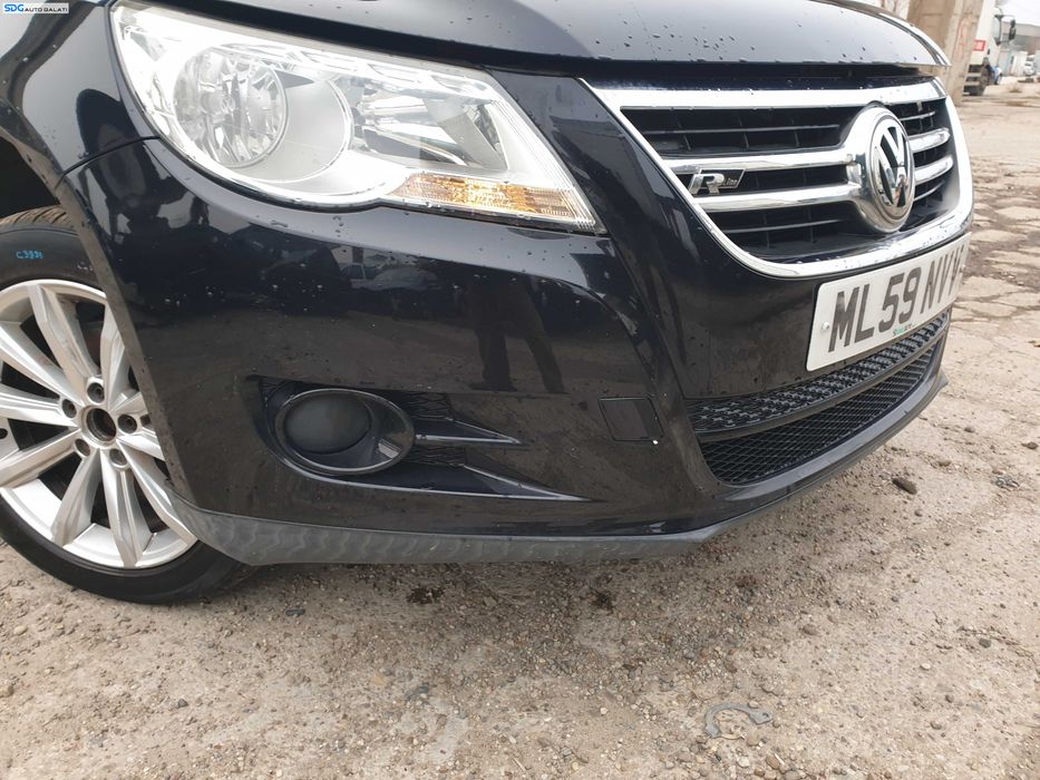 Bara Spoiler Fata cu Grila cu Emblema si Grile Proiectoare Volkswagen Tiguan NFL Non Facelift 2007 - 2011 Culoare LC9X [K0992] [K0989]