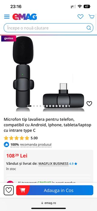 microfon pentru telefon